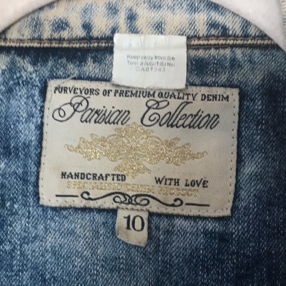 Distressed jean jacket - Picture 2 of 3
